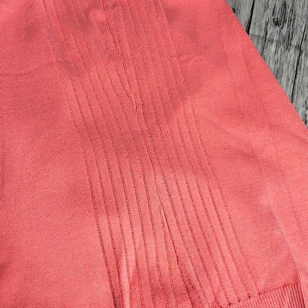 Knit Tank Shell Coral Size M - Picture 4 of 4